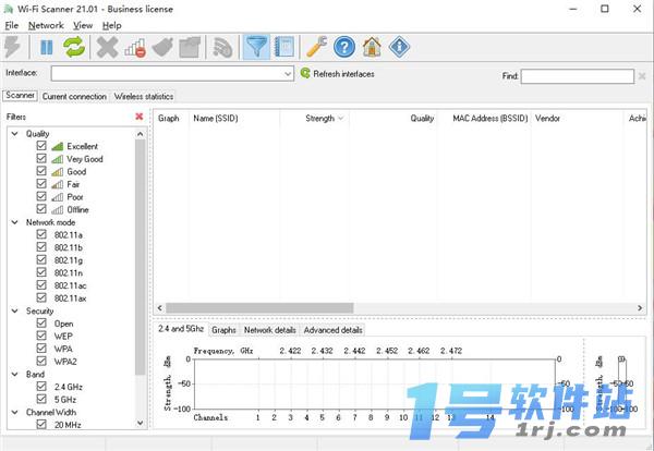 LizardSystems Wi-Fi Scanner  